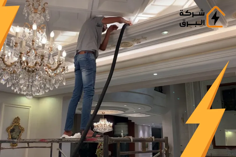 تنظيف الفلل الجديدة