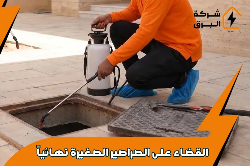 الاستراتيجية المتكاملة للقضاء على الصراصير الصغيرة (خطوة بخطوة)