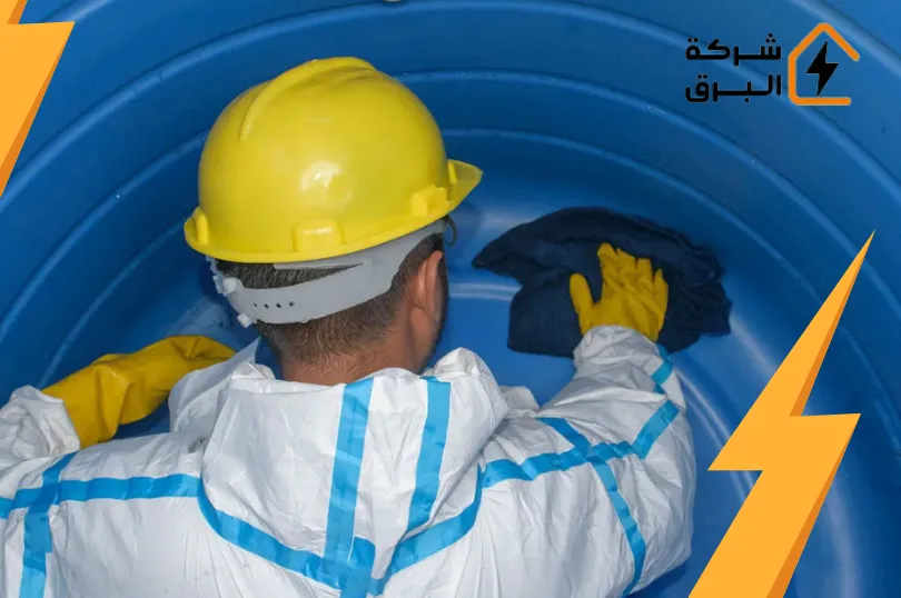سعر تنظيف خزان المياه